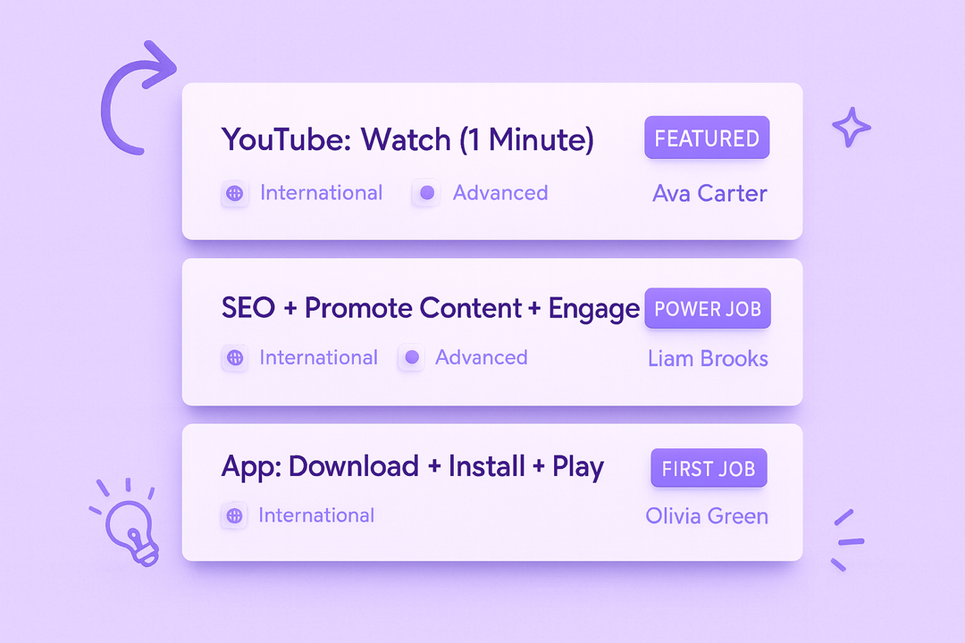 Worker Micro Jobs UI